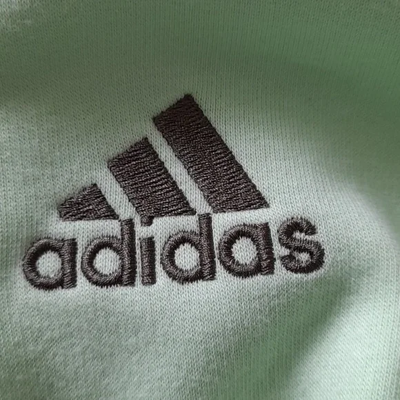 Mens Light Green Adidas Hoodie - Picture 3 of 5